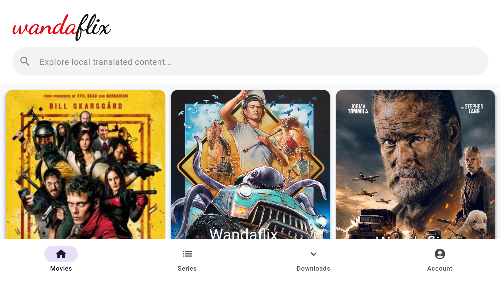 WandaFlix app preview